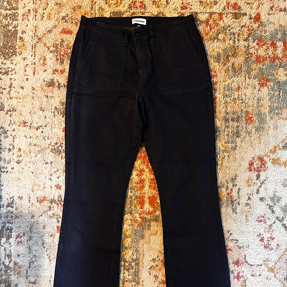 These soft navy blue pants are amazing for work or weekend